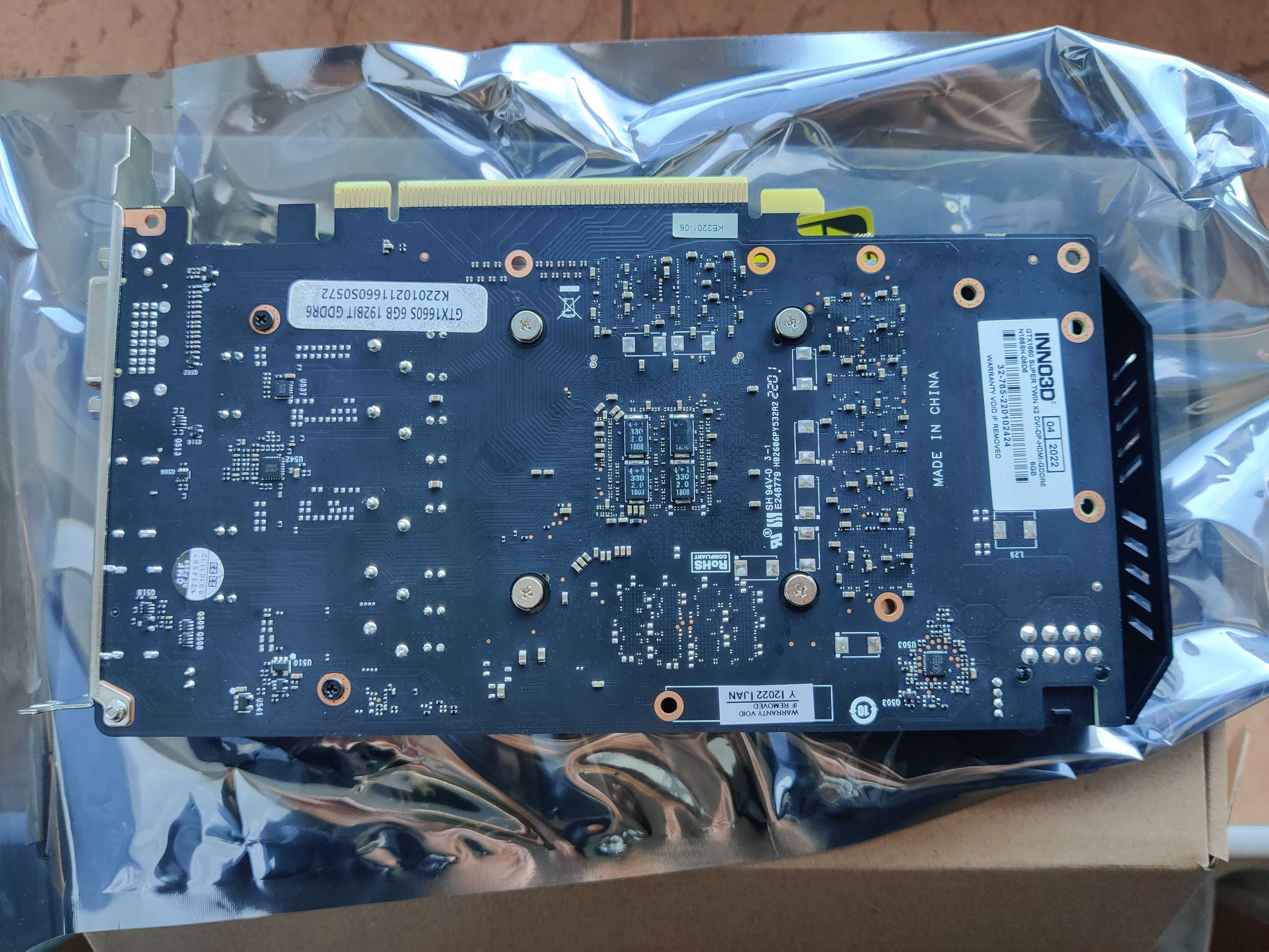 Karta graficzna GeForce GTX 1660 Super Inno3D Twin x2