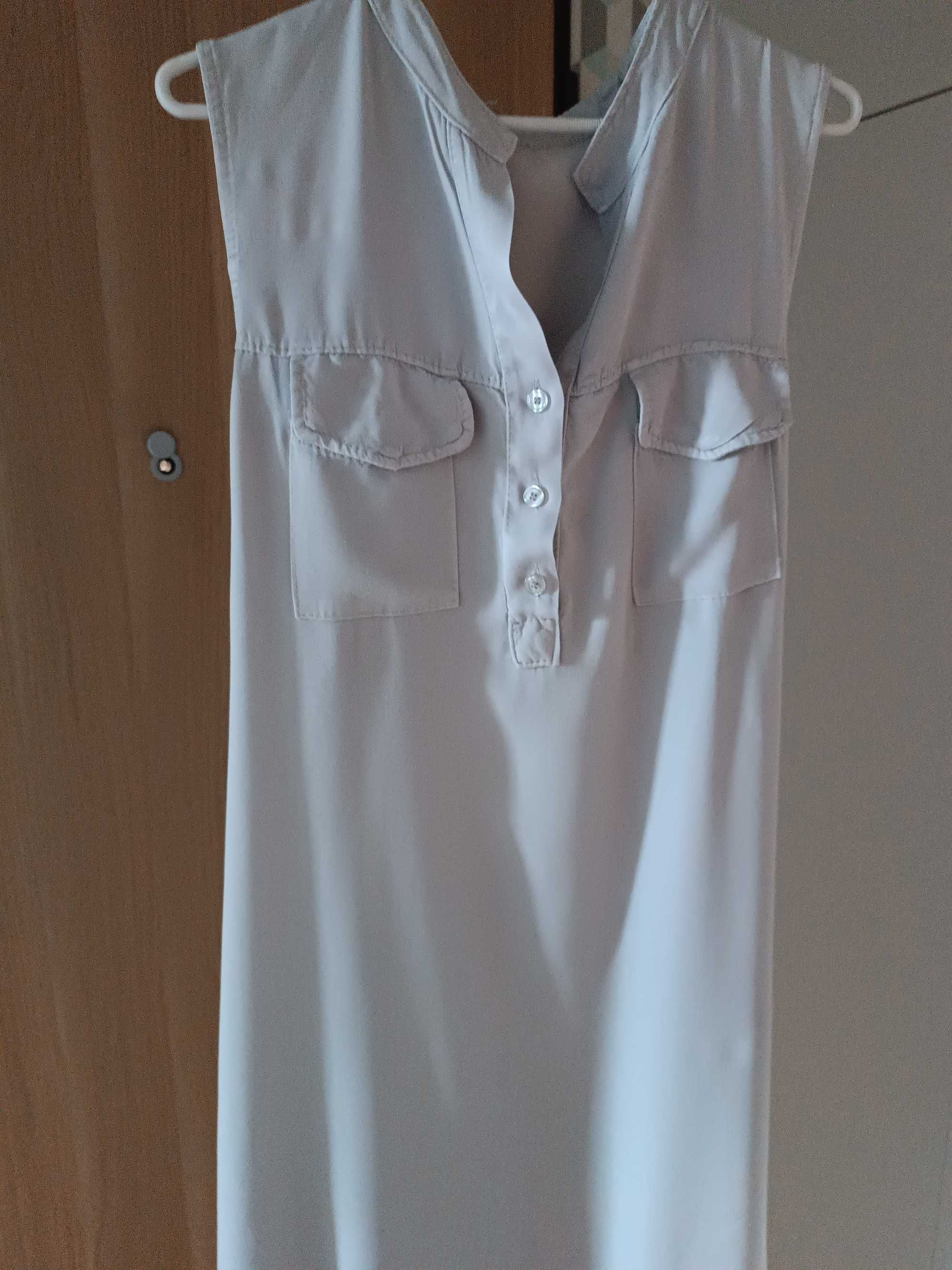 Letnia sukienka ciążowa, wiskoza tencel