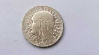 Moneta 5 zł,  1934r. ( Głowa kobiety)