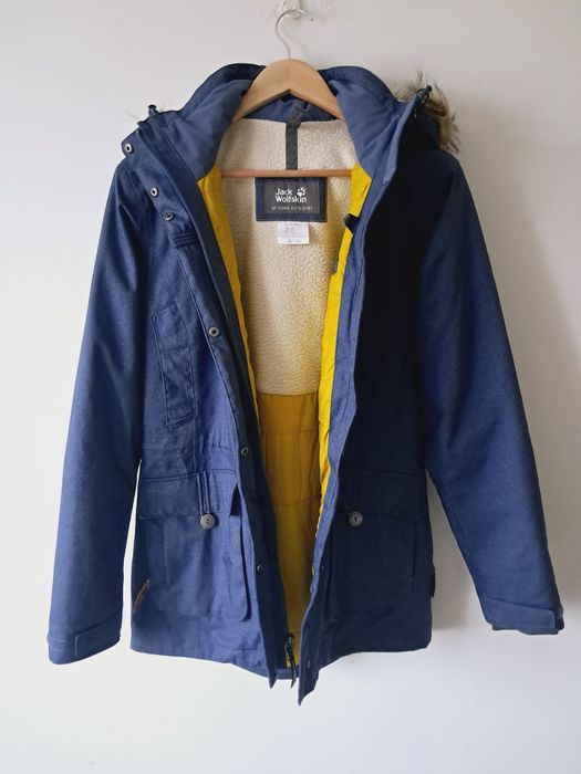 Damski płaszcz Jack Wolfskin, oryginalna, kurtka, sportowa, super stan