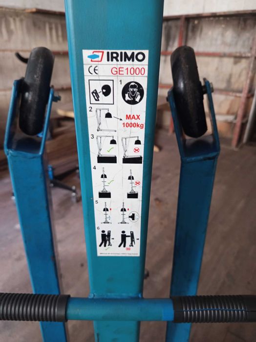 grua dobrável  e macaco de fossa hidraulico