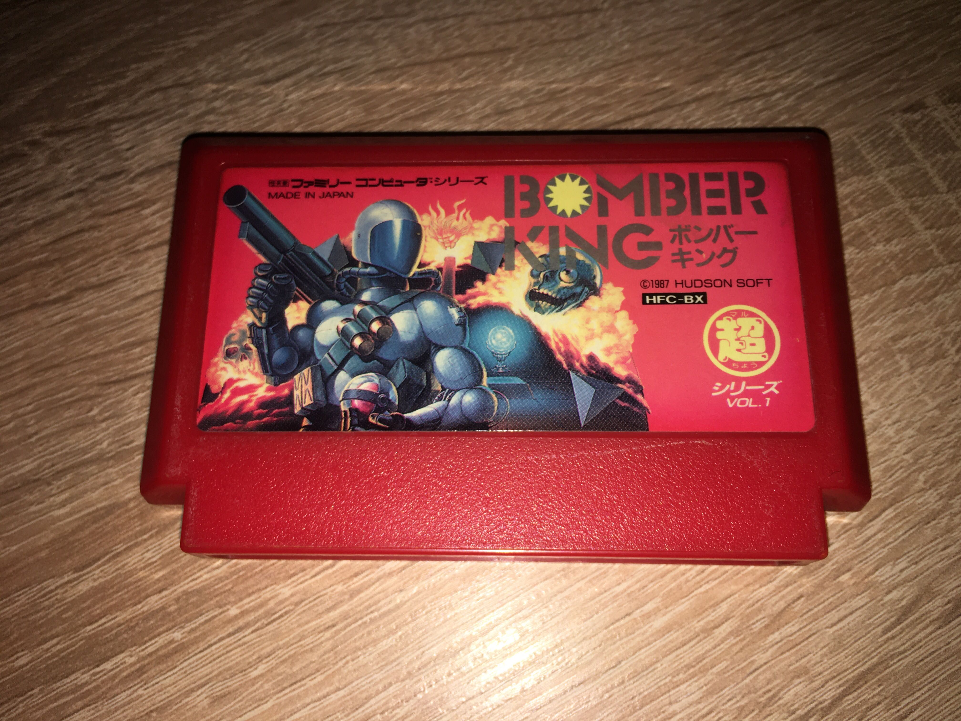 Pegasus gry Bomber King. Oryginalna famicom