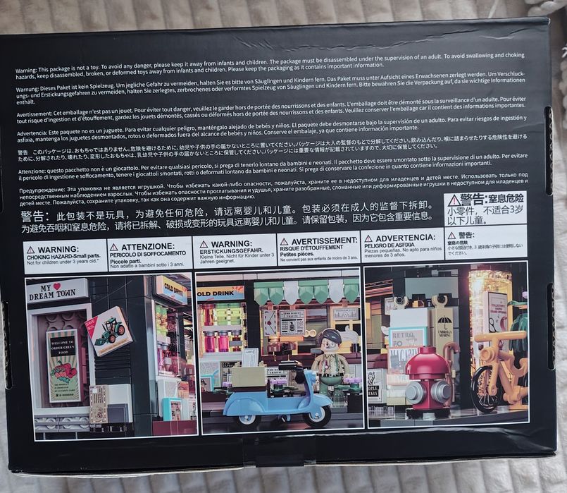 Klocki kiosk do układania 556 el. Prezent na Mikołaja