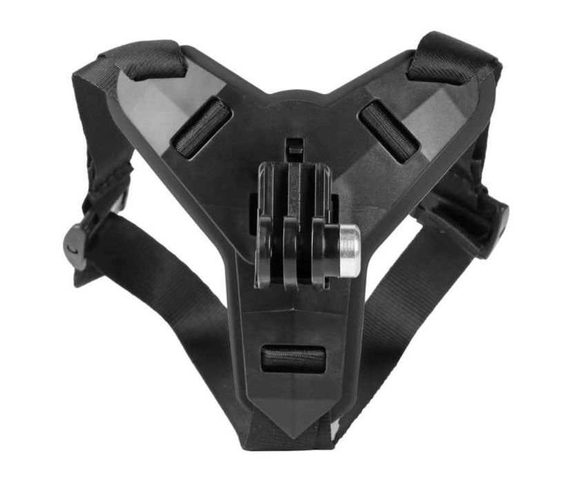 Acessório Gopro (NOVO) para capacete de mota em preto e em azul.