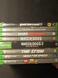 Zestaw gier na Xboxa One(GTA V, Wiedźmin, LEGO Marvel, Watchdogs, NFS)