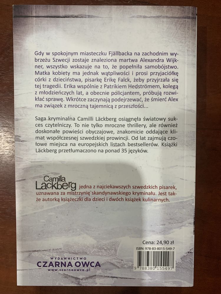 Ksiezniczka z lodu Camilla Lackberg