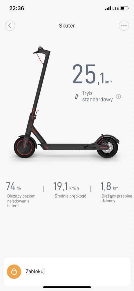 Hulajnoga xiaomi m365 sprawna