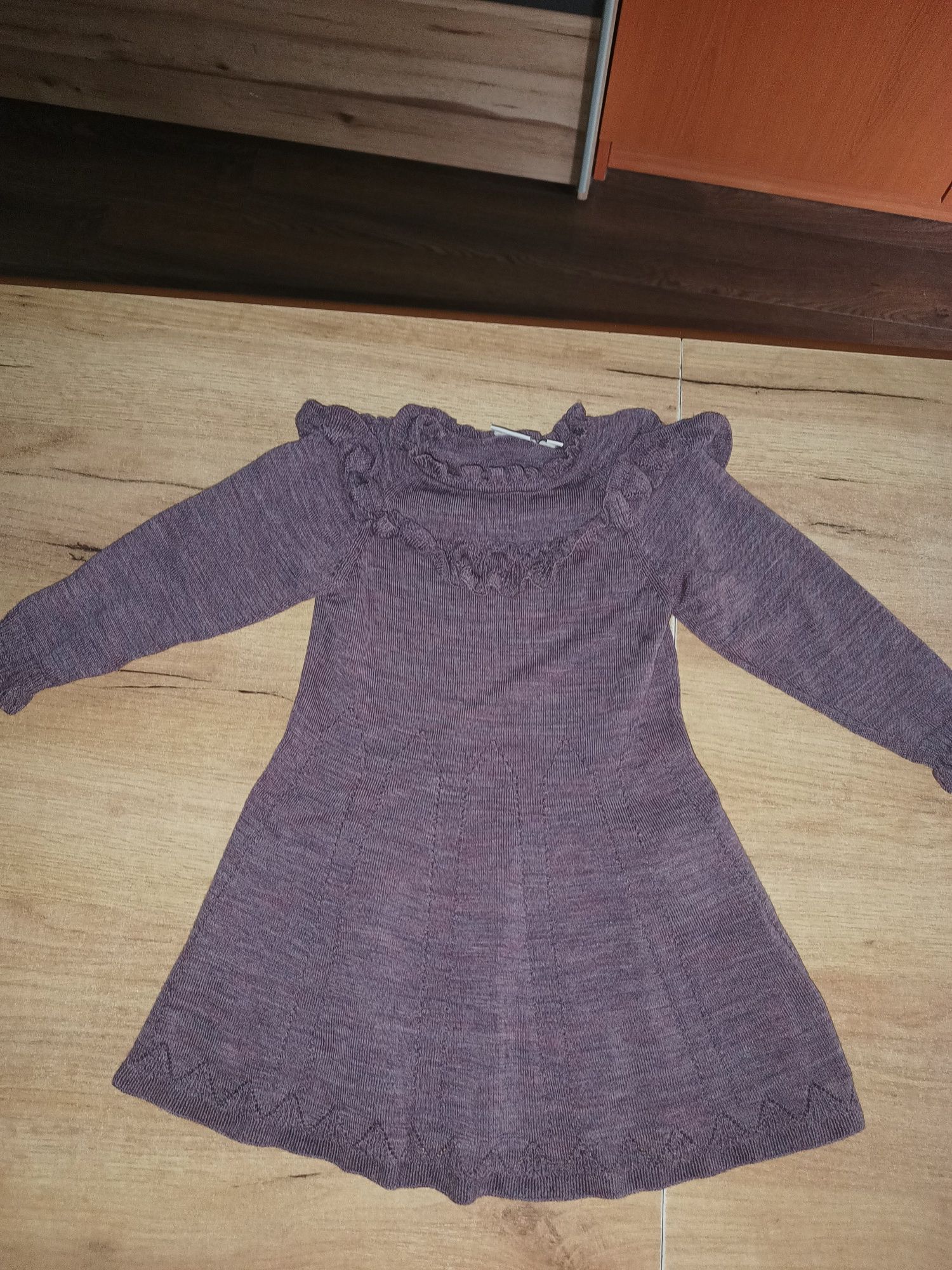 Piękna Sukienkę Name IT 100 procent Merino jak nowa