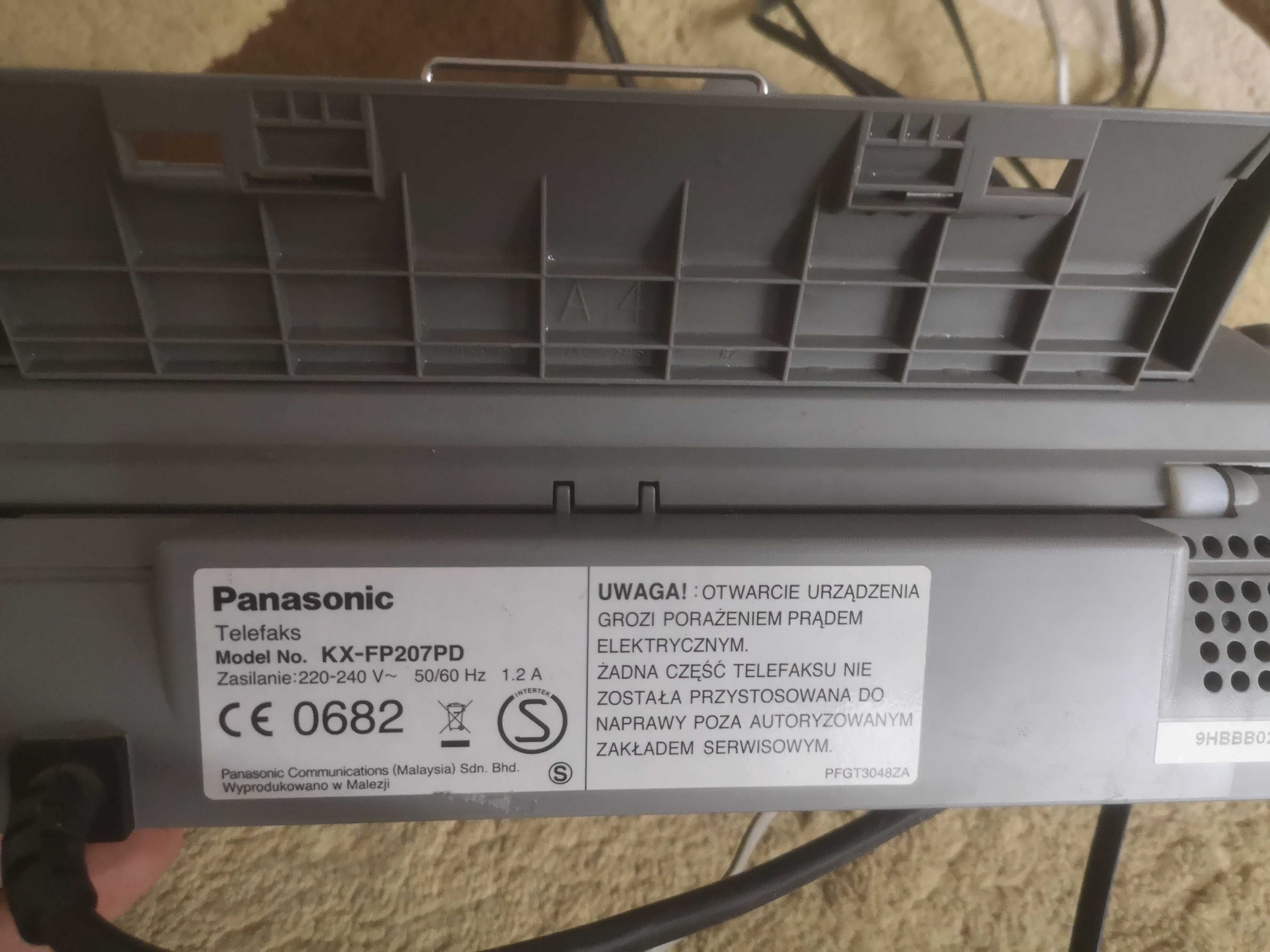 Fax Panasonic Kx-fp207pd mało uzywany