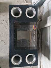 Tuba basowa subwoofer wzmacniacz komplet