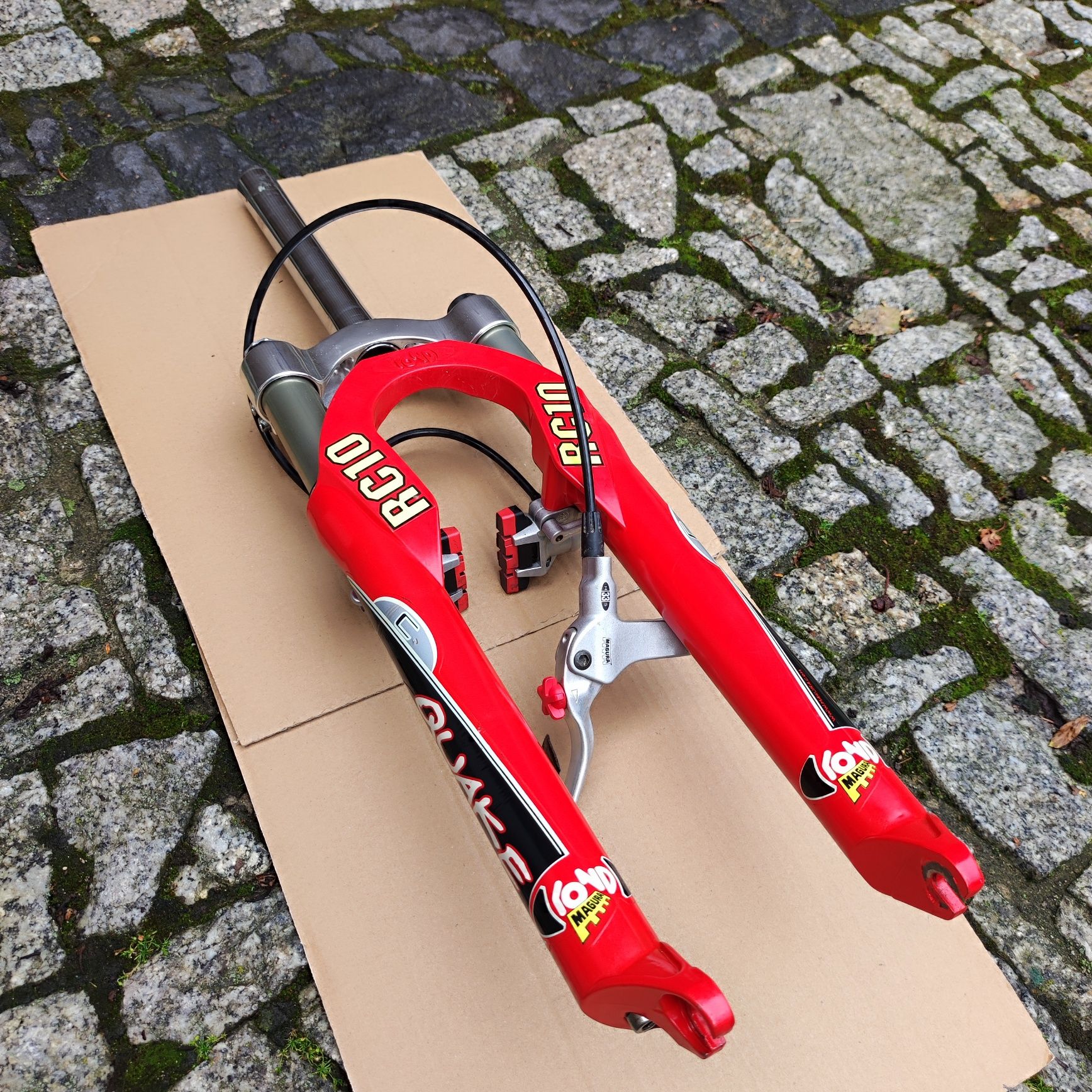 Widelec Magura Quake rond RC10 mtb xc retro