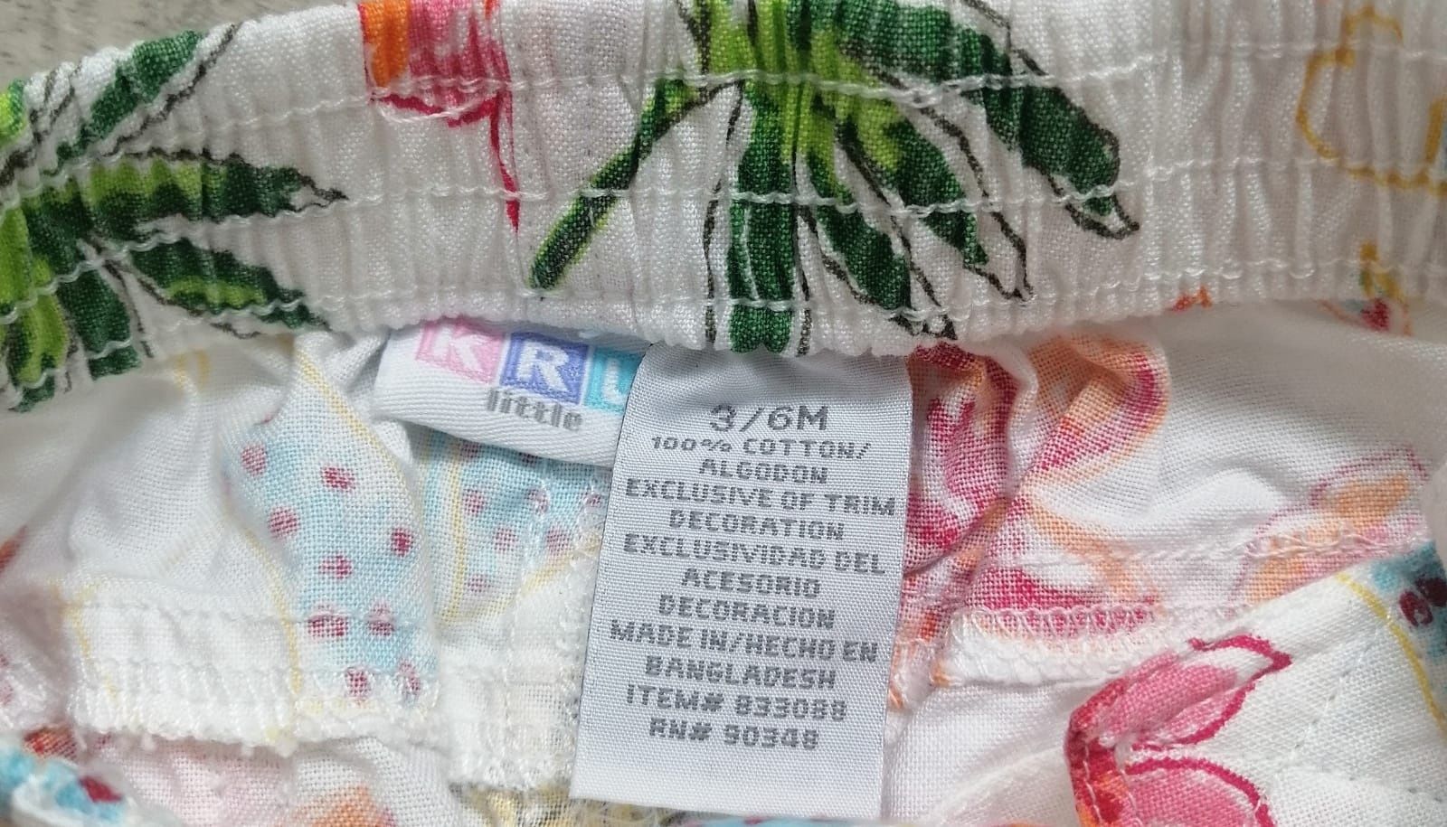 Nowe szorty /spodenki dla dziewczynki firmy Kru