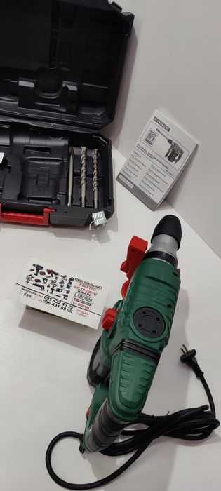 НОВ перфоратор сГермании PARKSIDE PBH 1550/5Дж/дрель/отбойный молоток