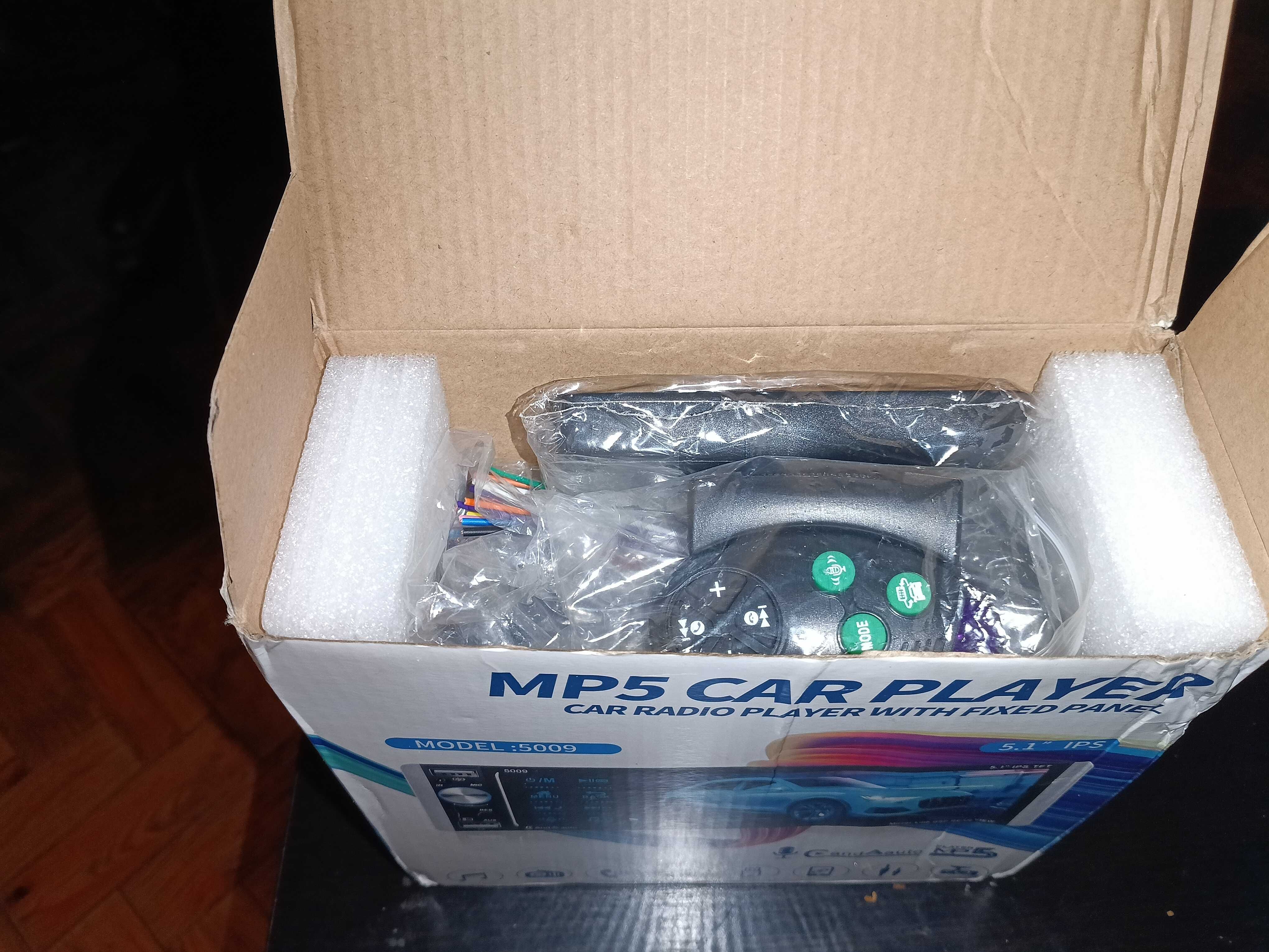 Auto rádio MP5 bluetooth ecrã tátil