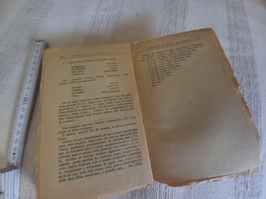 Antiga novela de humor Remédio das Caldas