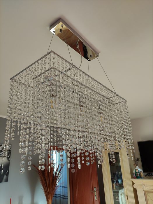 Żyrandol lampa kryształowa Glamour