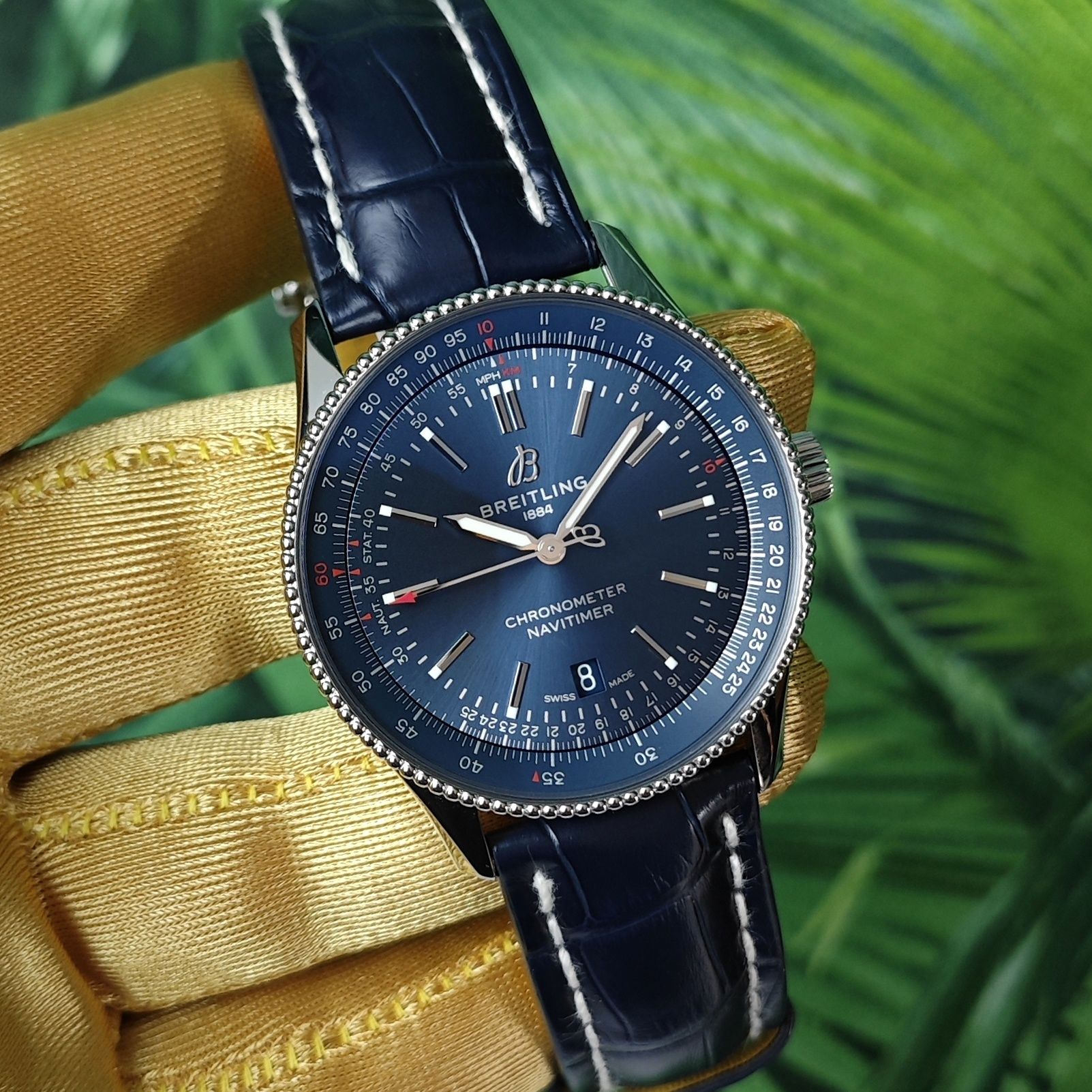 Breitling Navitimer Automatic 41 mm GWARANCJA zegarek męski pasek 43