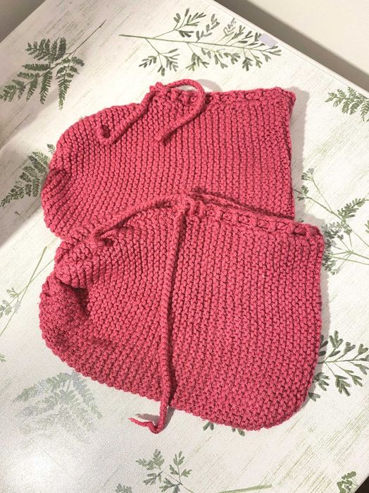 NOWE ocieplacze na stopy na szydełku róż 38 - 40 skarpetki ogrzewacze