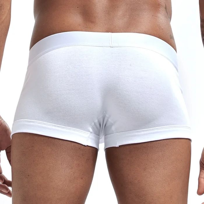 Męskie bawełniane bokserki z ringiem efekt PUSH-UP - JOCKMAIL - XXL