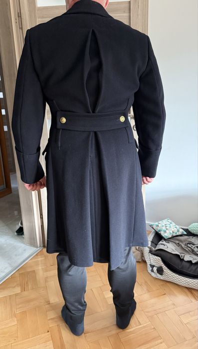 Płaszcz wełniany męski Marynarka Wojenna