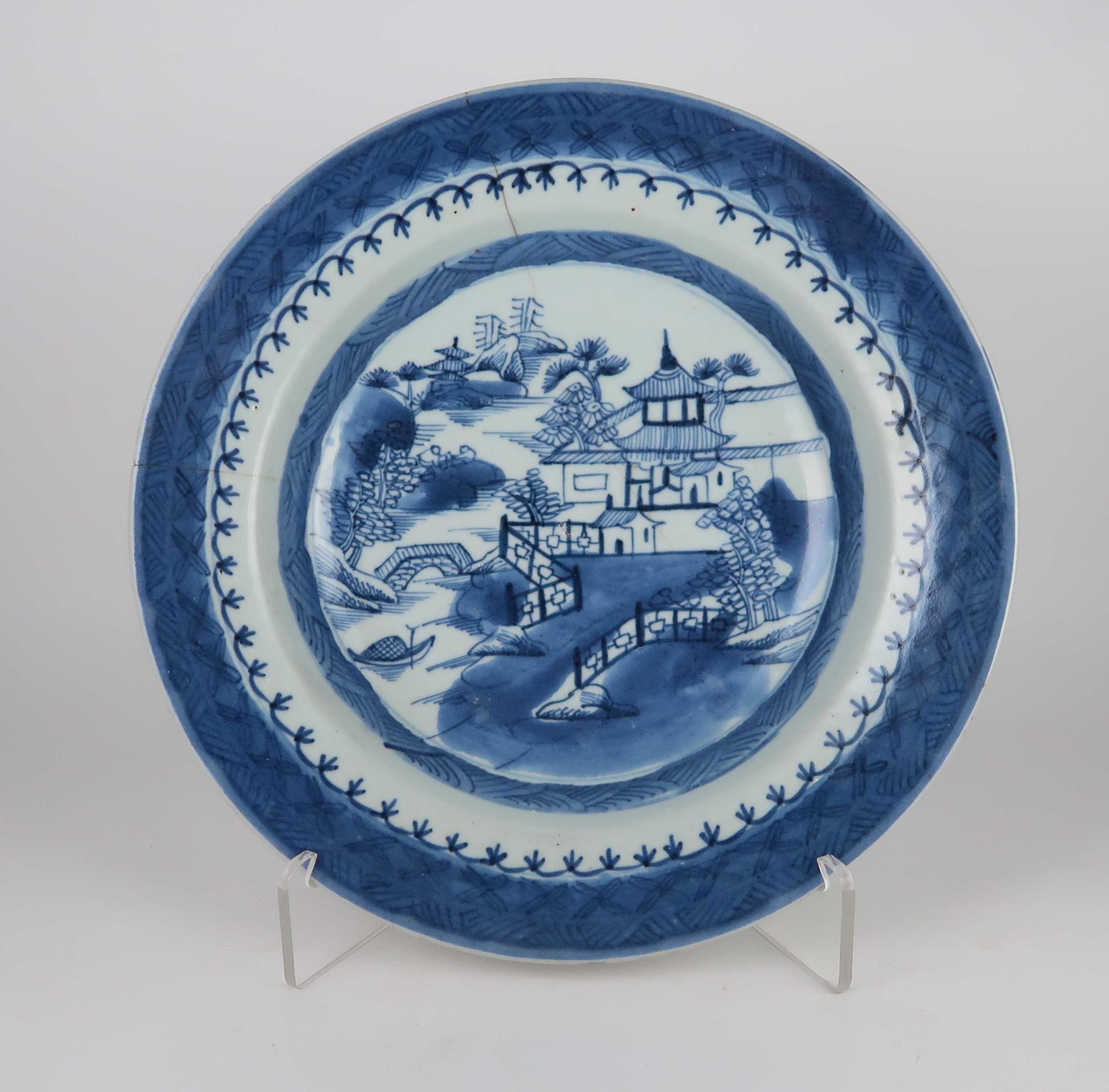 Pratos Porcelana da China Séc. XVIII, CADA