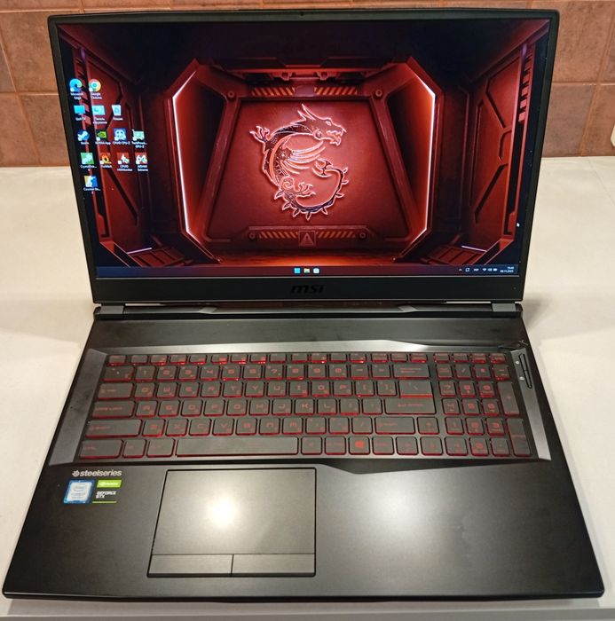 Ноутбук/ігровий/Msi/i7/9750H/16 ram/512 SSD/gtx1660 ti/6 GB/17,3