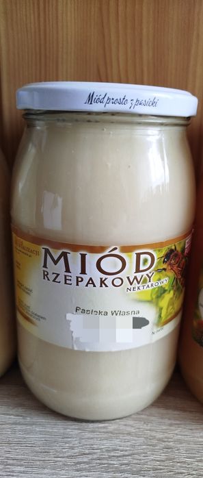 Miód z własnej pasieki lipowy rzepakowy leśny wielokwiatowy akacjowy