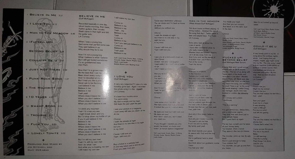 Duff McKagan (Guns n'Roses) - Believe in Me (1993) [RARO] GEFD-24605