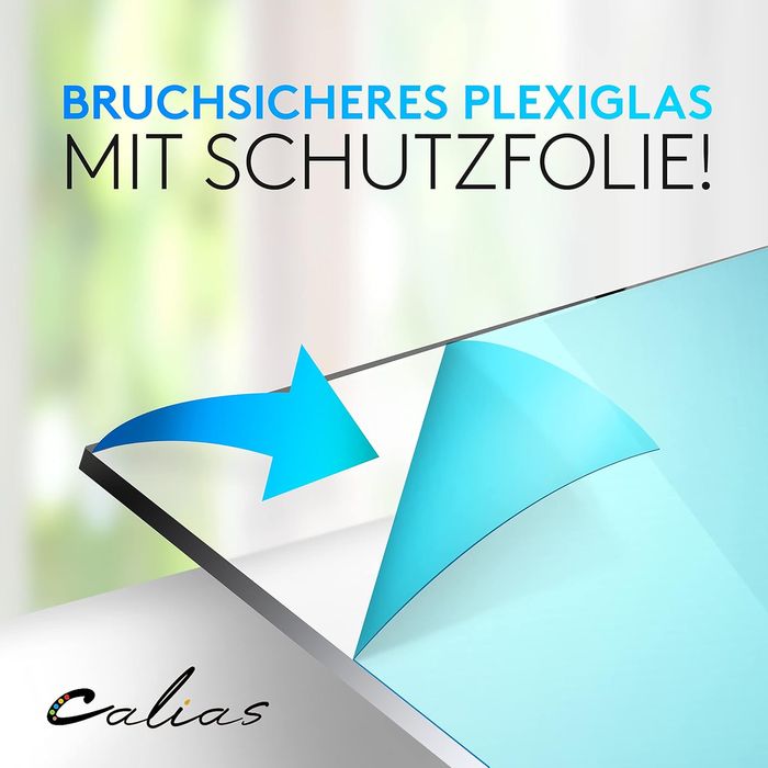 Zestaw 2 Ramek 50 x 70 cm Drewno Czarna