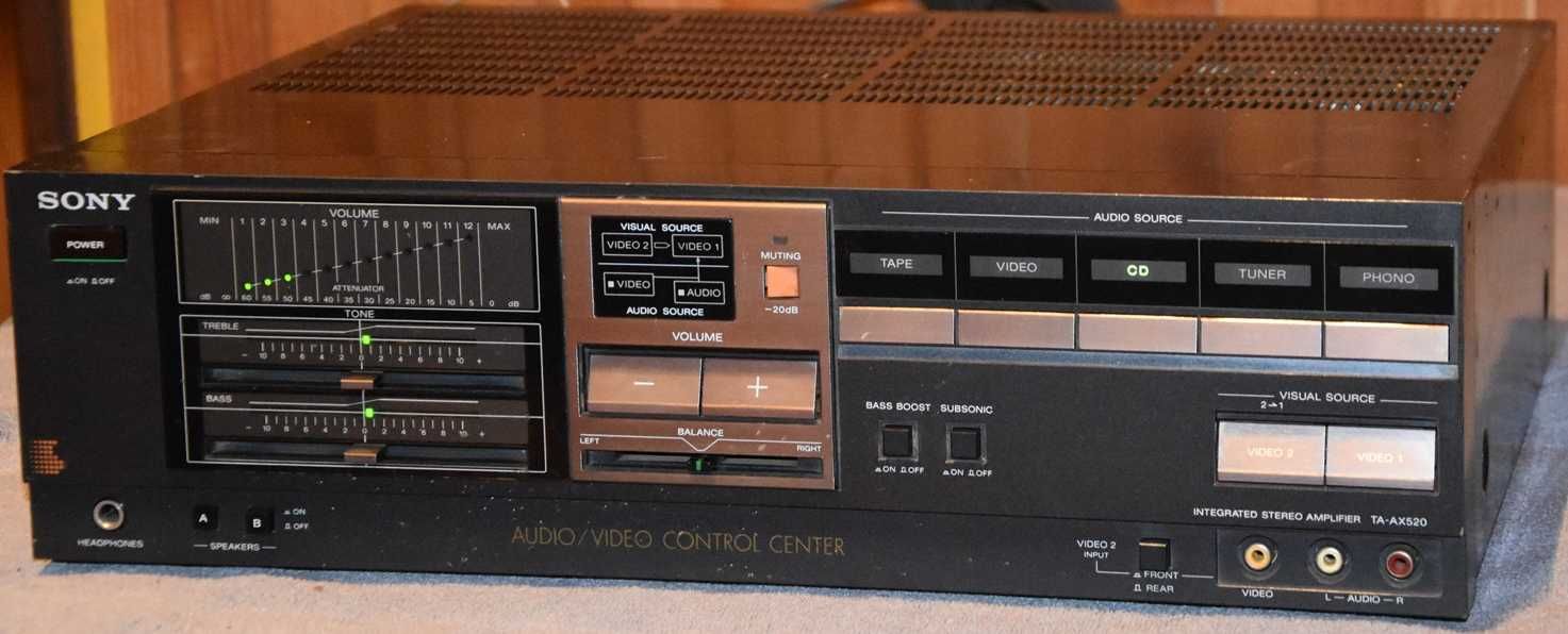 Vintage Sony TA-AX520 Wzmacniacz stereo 2x80w 1985 rok