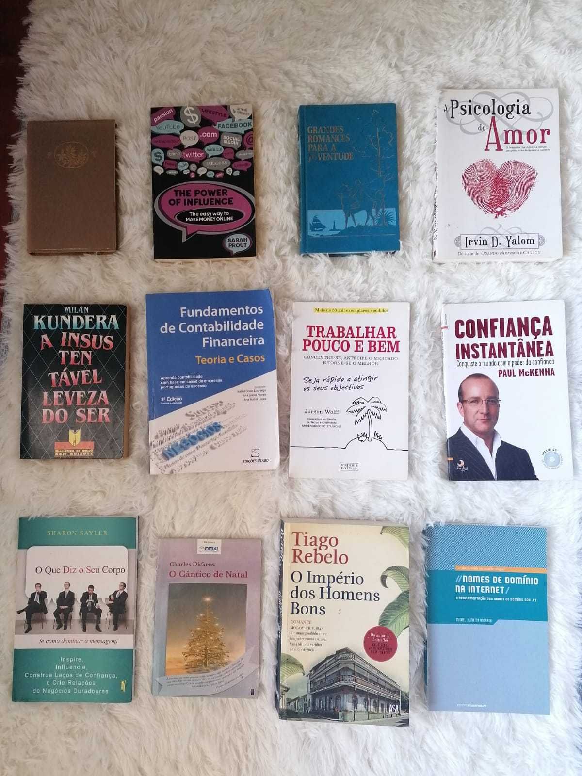 Vários livros em excelente estado