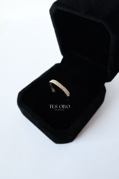 Złoty Pierścionek z Cyrkoniami | 11 | Próba Złota 585