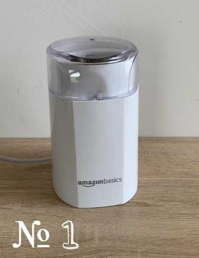 Електрична кавомолка AMAZON BASICS, гейзерна кавоварка BIALETTI 4883