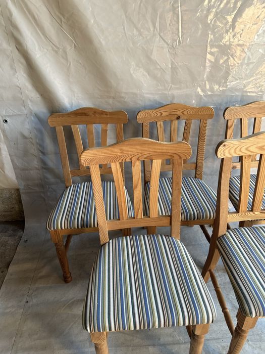 Komoda -krzesło z litego drewna