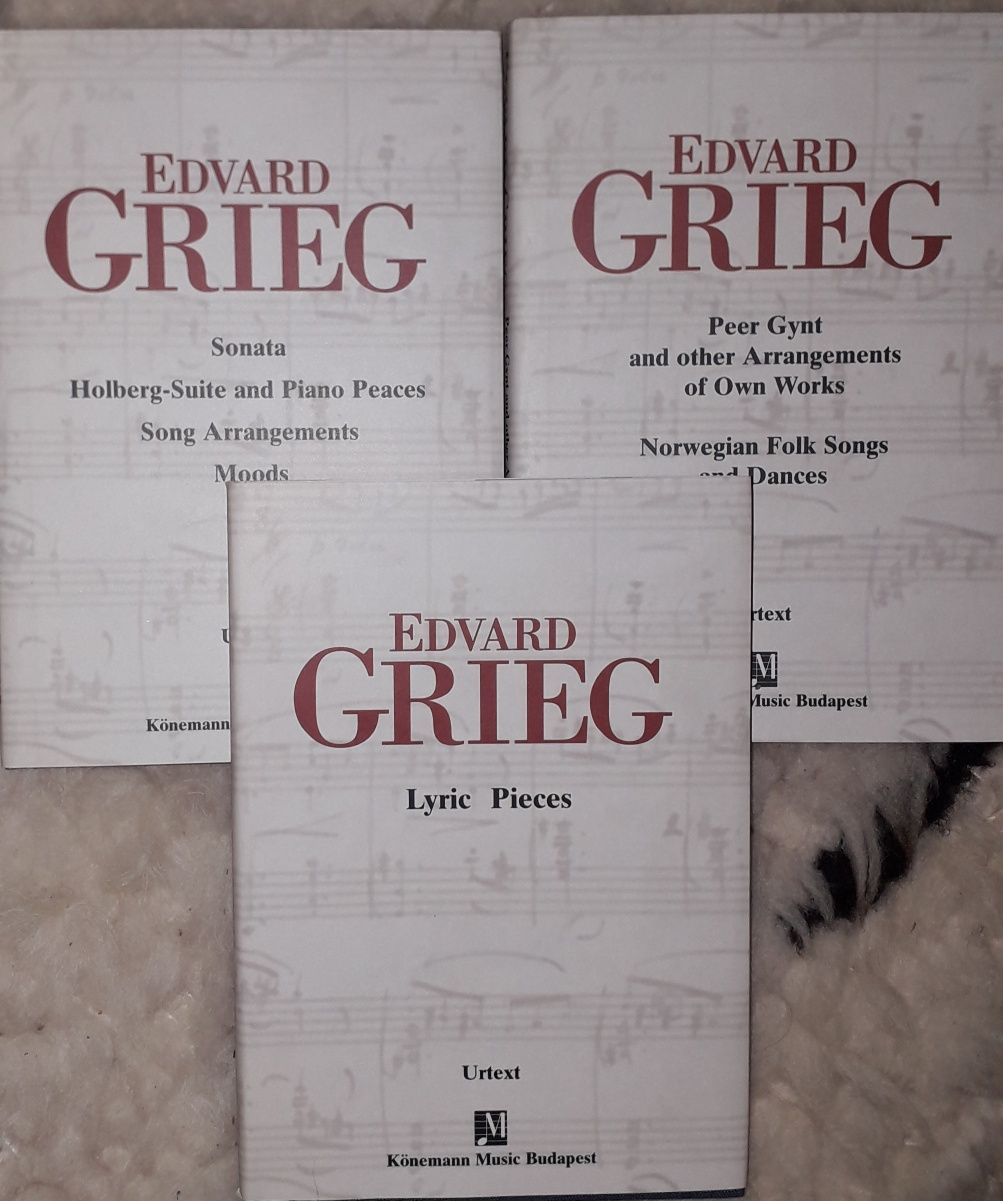 Nuty Edvard Grieg piano solo Complete Edition