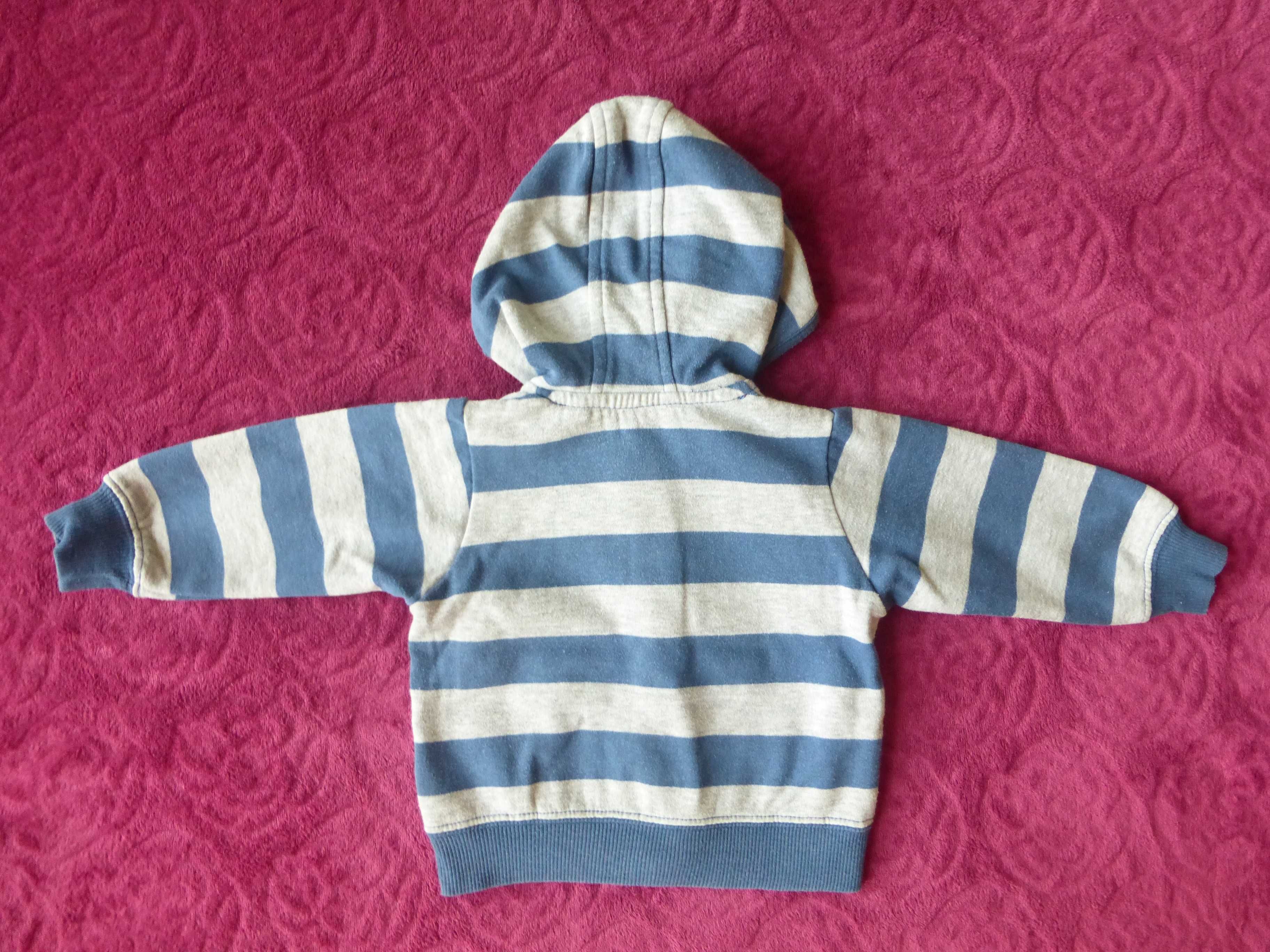 Bluza z kapturem chłopięca Early days rozmiar 74, 6-9 mc