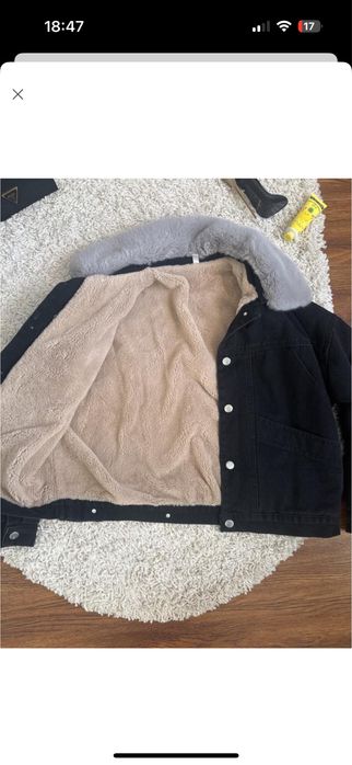 Джинсова куртка зимова