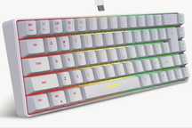 Teclado gamer branco