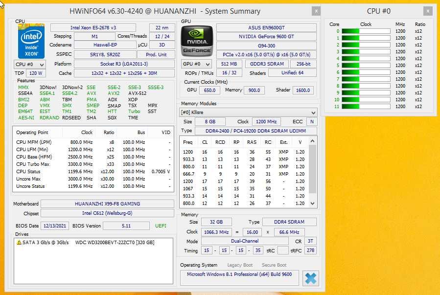 Материнская плата HUANANZHI X99 F8 LGA2011-3 USB3.0 NVME M.2 SSD