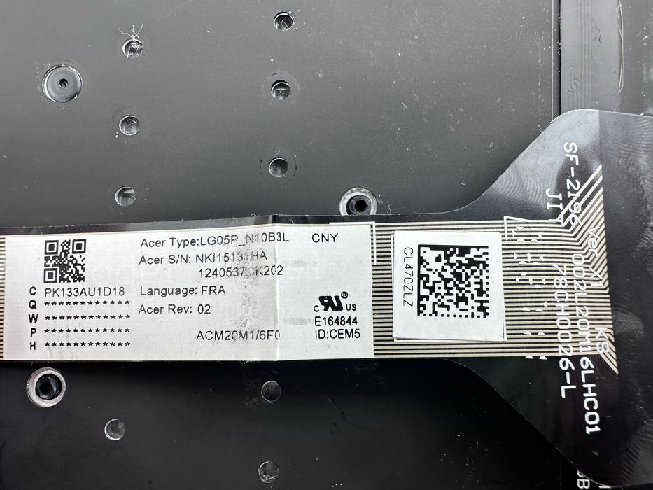 Топкейс Acer Nitro 5 AN515-55