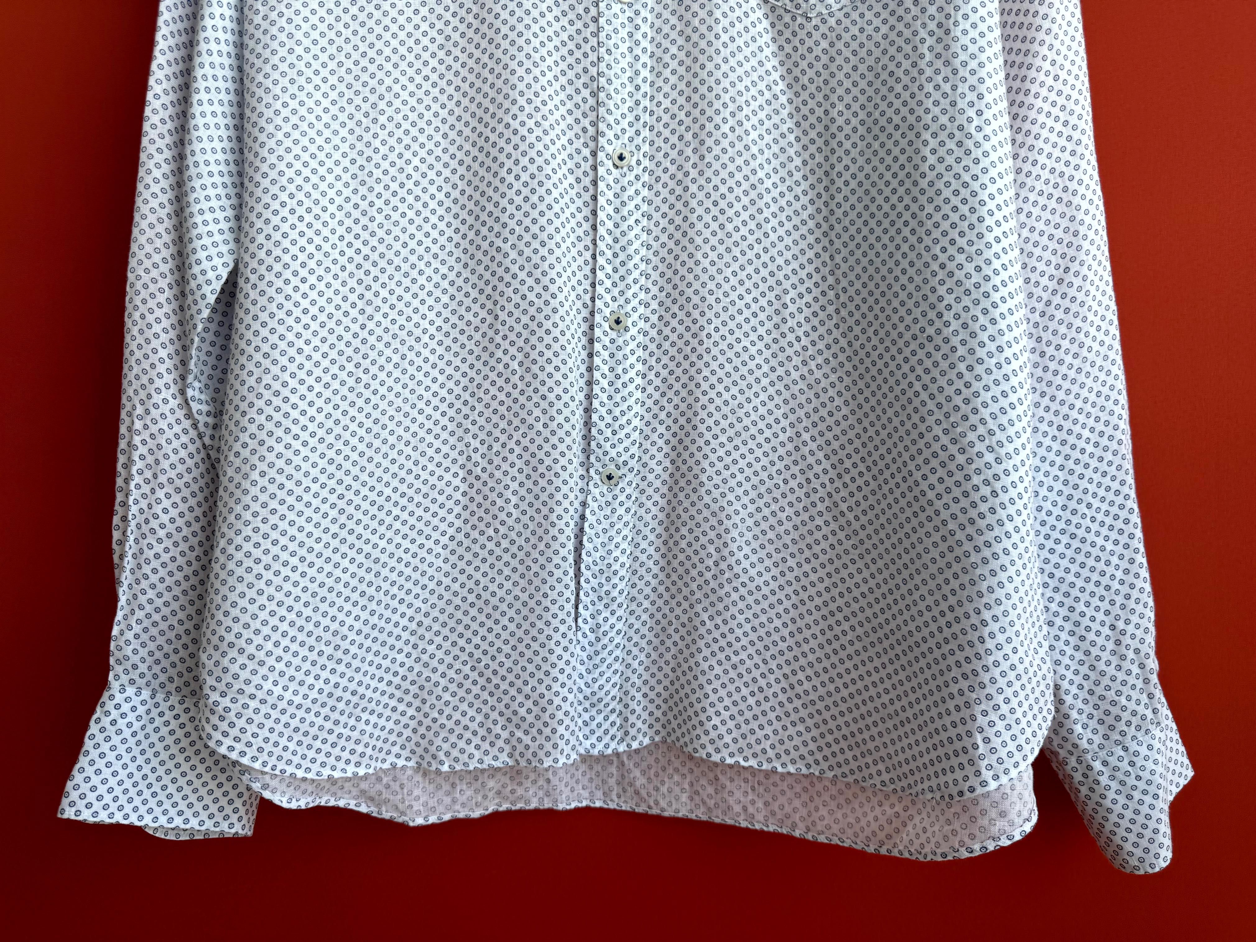 Camicissima Linen чоловіча літня лляна сорочка рубашка розмір L XL