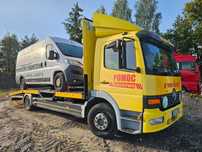 POMOC DROGOWA, Transport maszyn rolniczych, Busów, Laweta