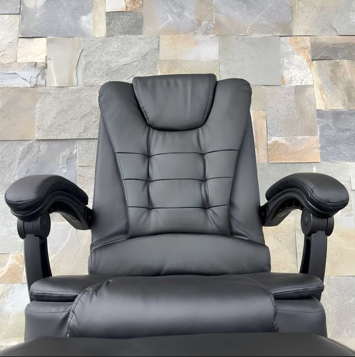 Кресло офисное компюторное с подставкой для ног крісло офісне стул