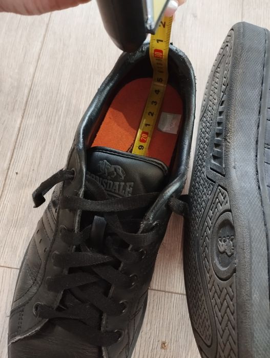 Czarne buty Adidasy sneakersy Lonsdale 39 40 skóra