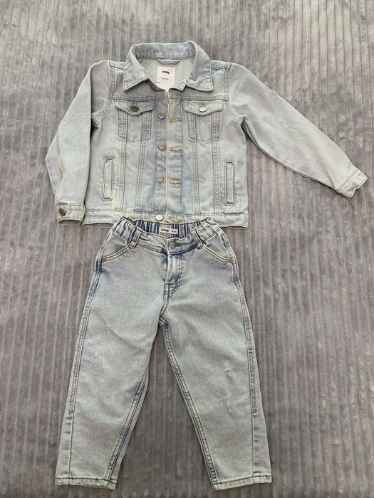 Детский джинсовый костюм