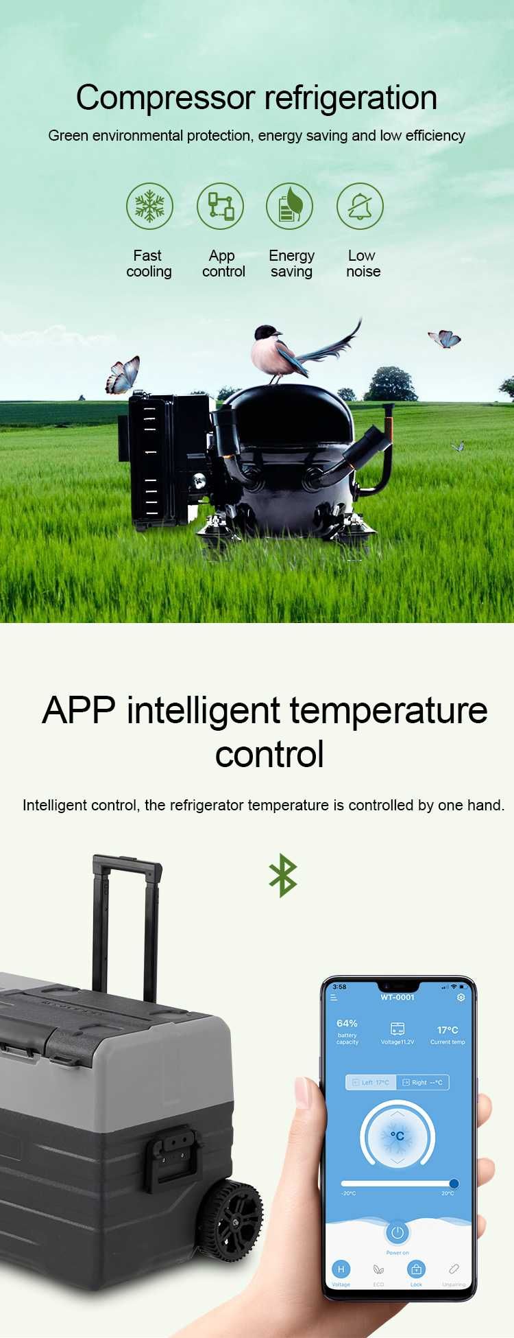 Автохолодильник Alpicool NX+ батерея
