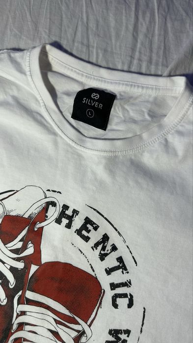 Tshirt estampada da silver