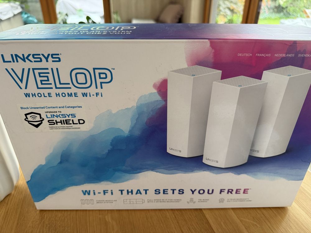 Szybki system Linksys Velop WiFi mesh / router do domu