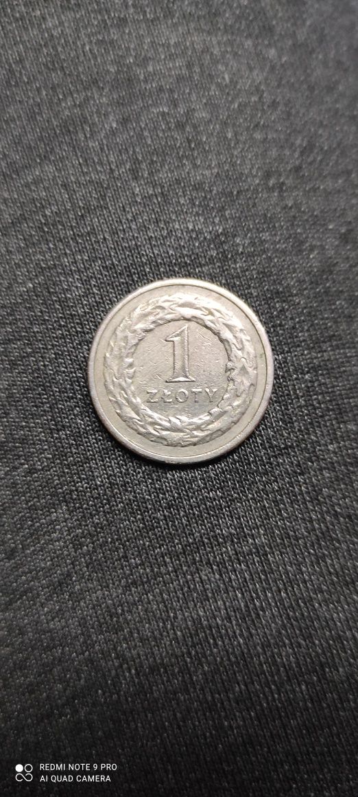 Moneta kolekcjonerska 1 złoty polski 1990