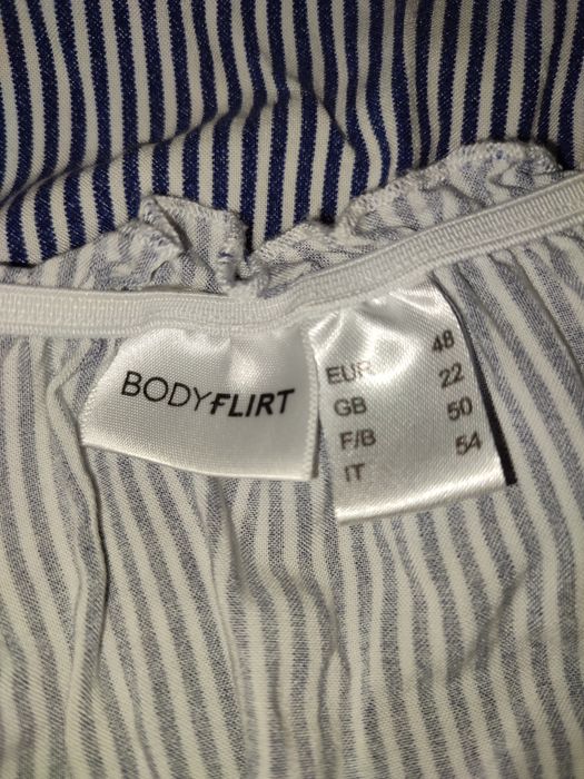 Tunika damska granatowo-biala